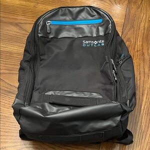 Samsonite Outlab Black and‎ Blue Backpack